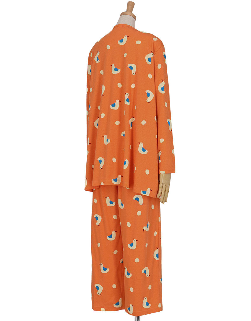 アツコマタノ 【綿100％】小鳥とたまごがかわいらしいデザイン