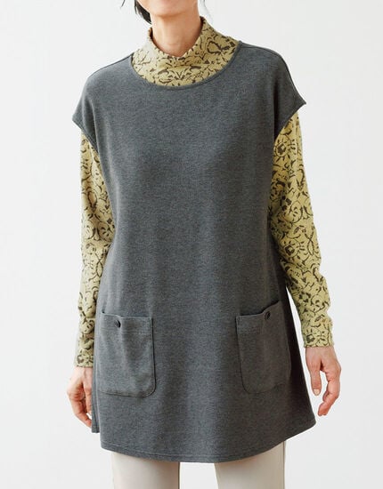 あったかチュニックベスト, , main