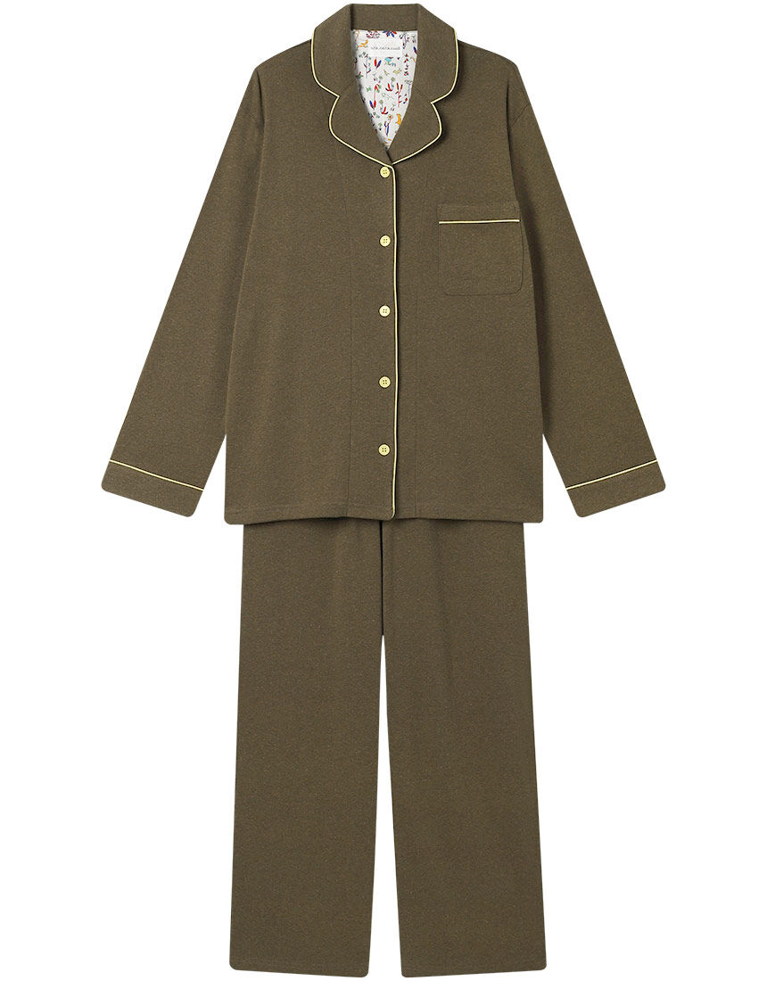 【綿100%】やわらか杢フライスパジャマ MADE WITH LIBERTY FABRIC パジャマ 【綿100%】やわらか杢フライスパジャマ MADE WITH LIBERTY FABRIC パジャマ