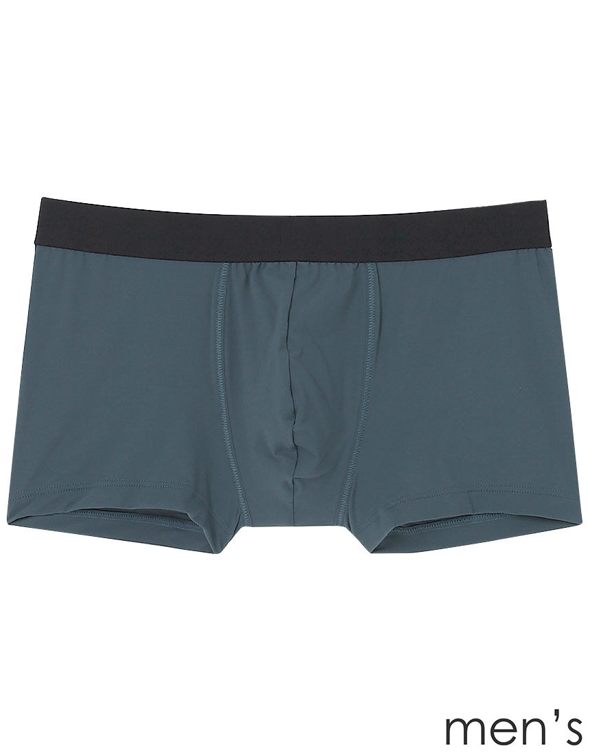 再入荷 M（S）★☆HANRO　MEN　ハンロメン　COTTON ボクサー2枚 ☆新品☆HANRO メンズ ボクサーパンツ Sサイズ グレー・ブルー 2