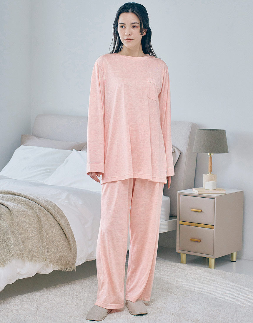 ワコール　シルク　パジャマ WACOAL ワコール 睡眠科学 YDX542 パジャマ 絹 シルク100