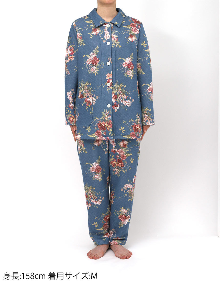 ワコール_リラックス＆スリープ 【綿混】とてもあたたかいキルトニット