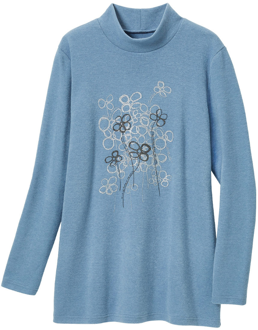 あったかグリッタープリントチュニック あったかグリッタープリントチュニック