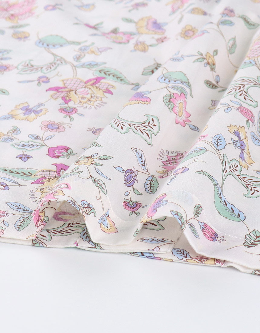 ワコール_リラックス＆スリープ 【綿100％】サテンパジャマ