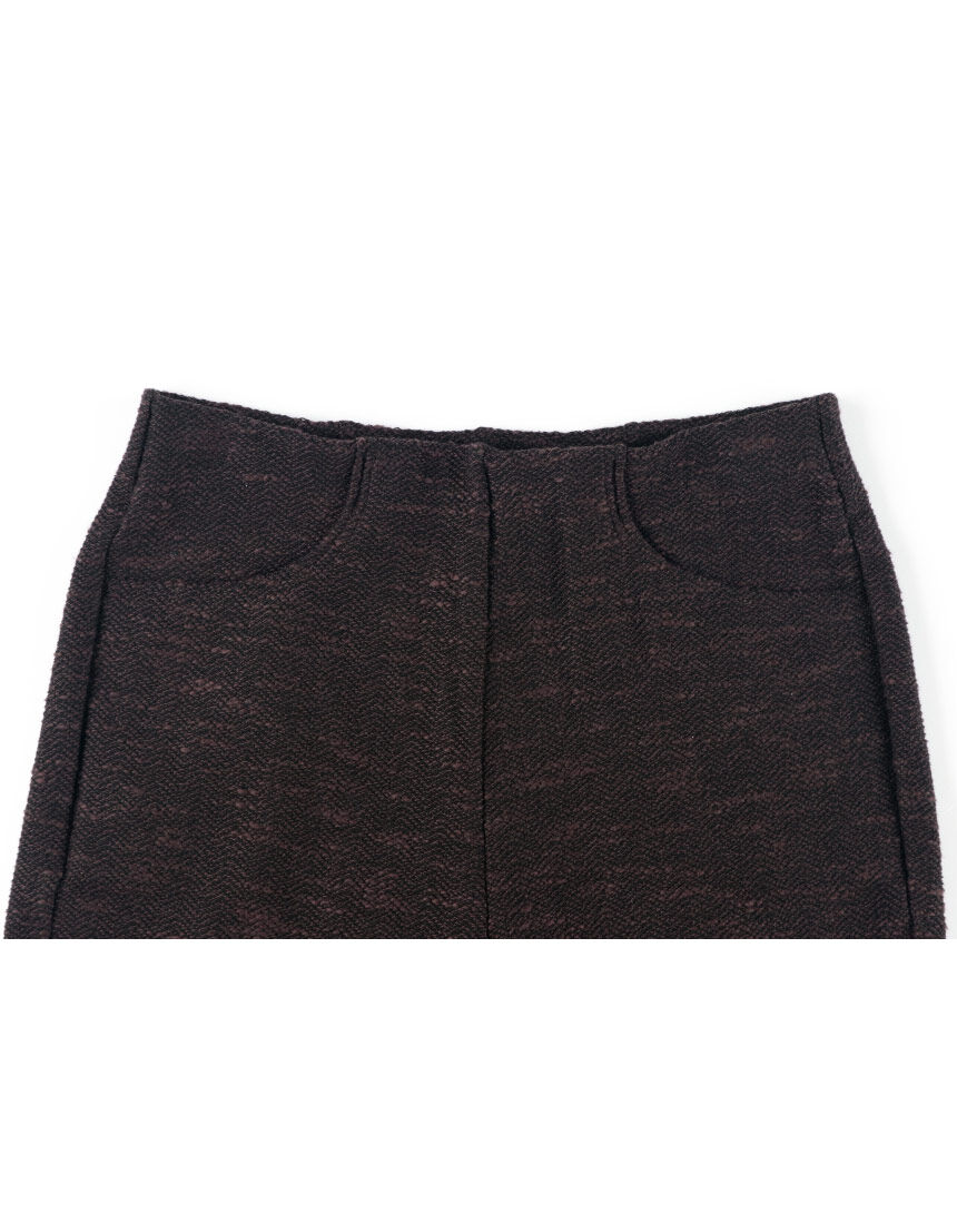 ワコール_カルソン 【綿混・あったか尾州産素材】ストレートシルエット