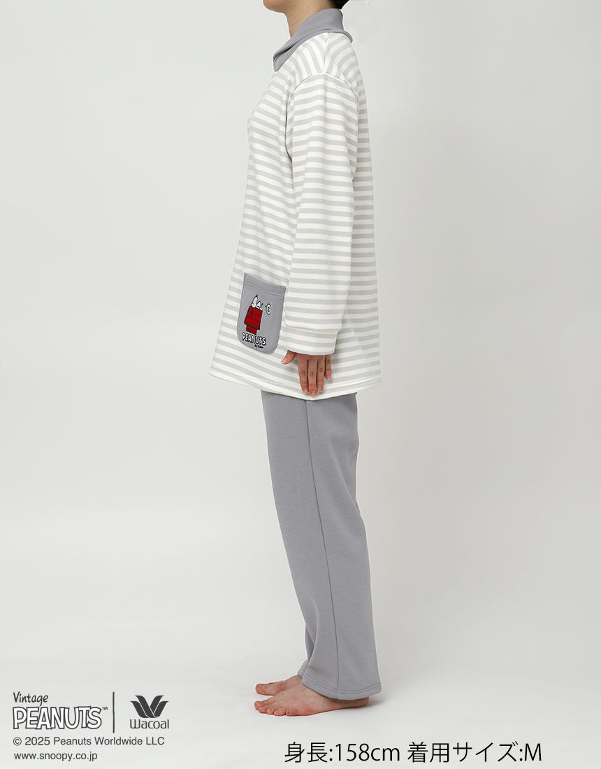 ワコール_リラックス＆スリープ 【綿混】あったか パジャマ やわらかな