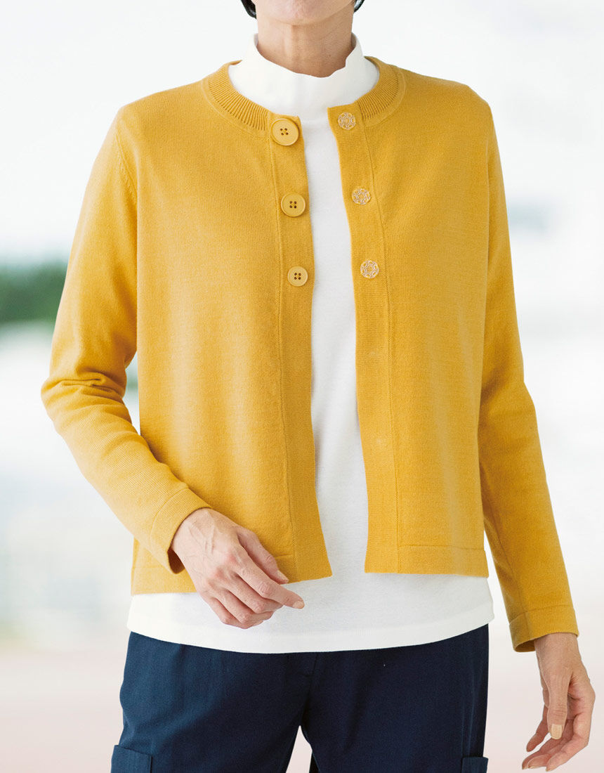 ワコール／ラブボディ ボタンアクセントカーディガン QNH414｜ワコール