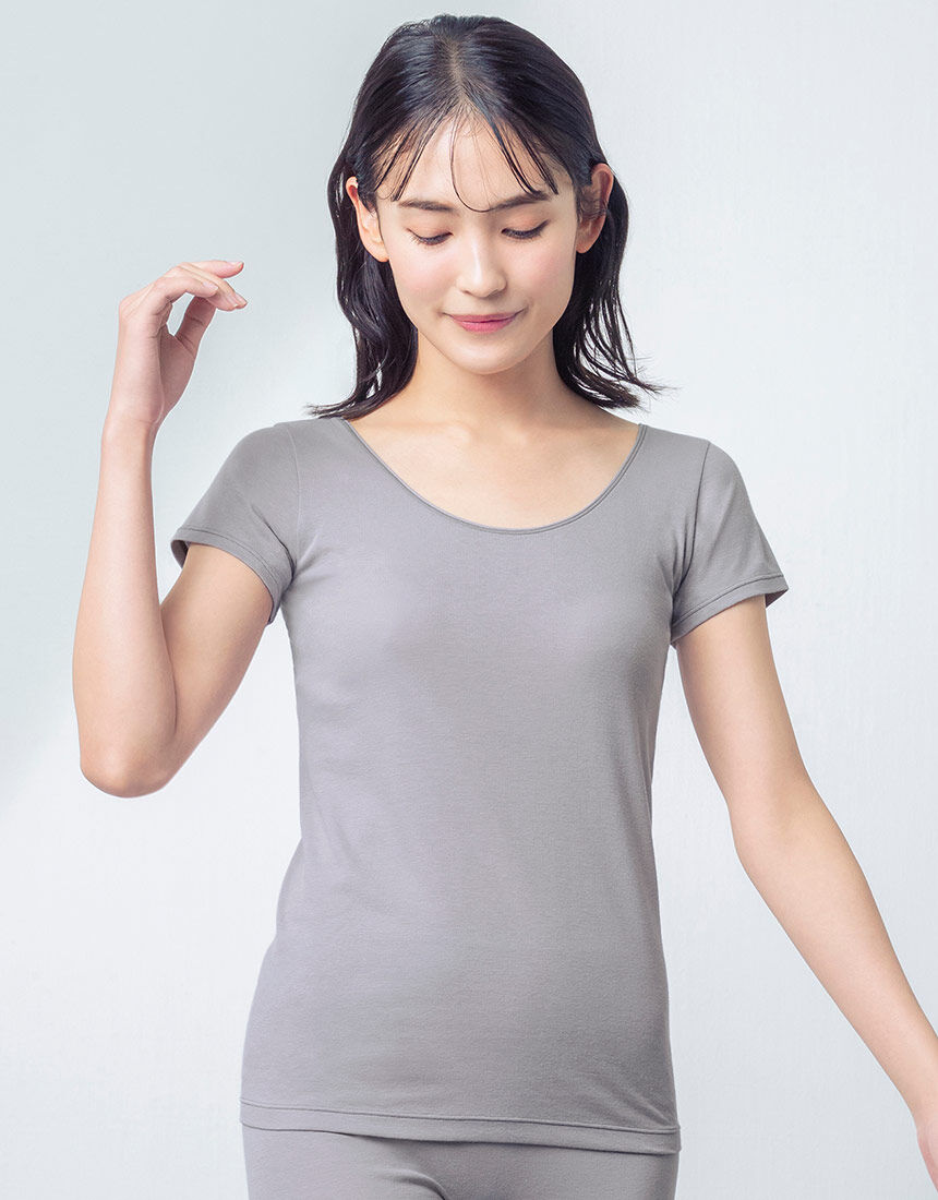 トップス（２分袖）, , hi-res