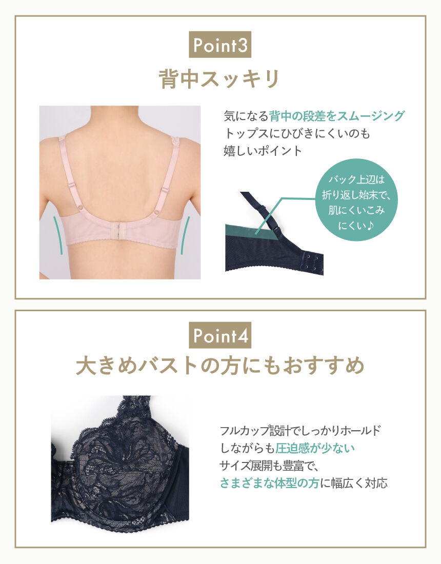 ワコール フルカップ（ラクにフィット） フルカップブラ BXC307