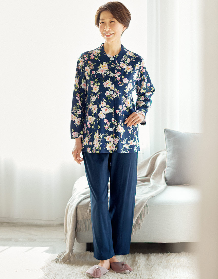 ワコール／らくラクパートナー 風合いのよい綿100％素材【長袖