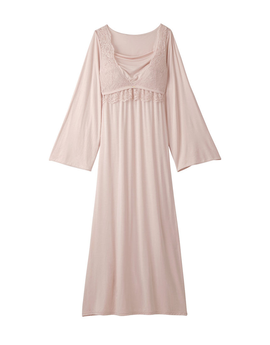 PEACH JOHN とろみのあるレーヨンジャージーのロングワンピース