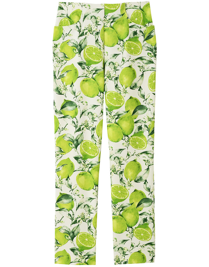 数量限定セール  ワコールカルソンサマーコーデひまわりストレッチパンツMサイズ パンツ