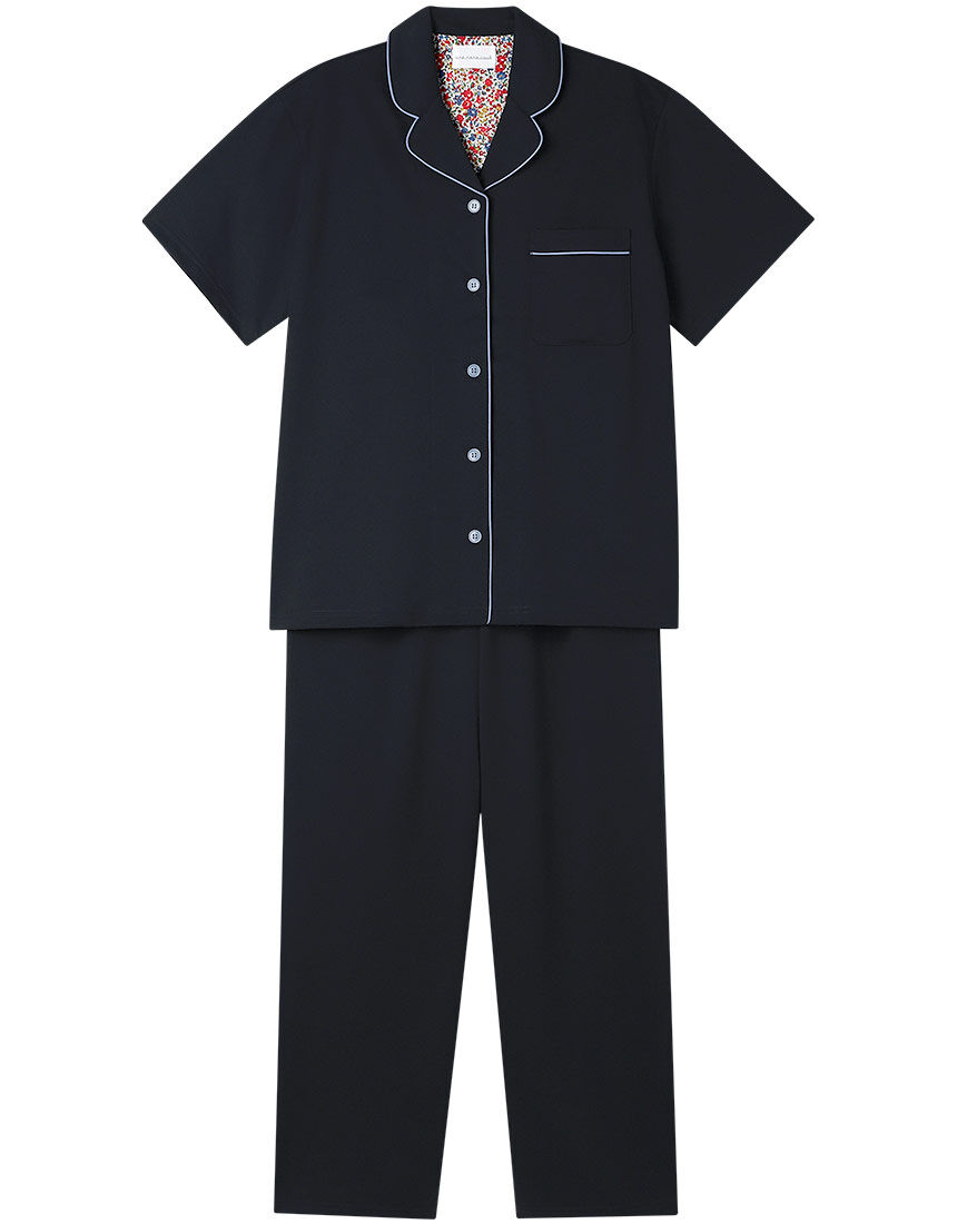 ウンナナクール 【綿混】両染ジャージ半袖パジャマ MADE WITH