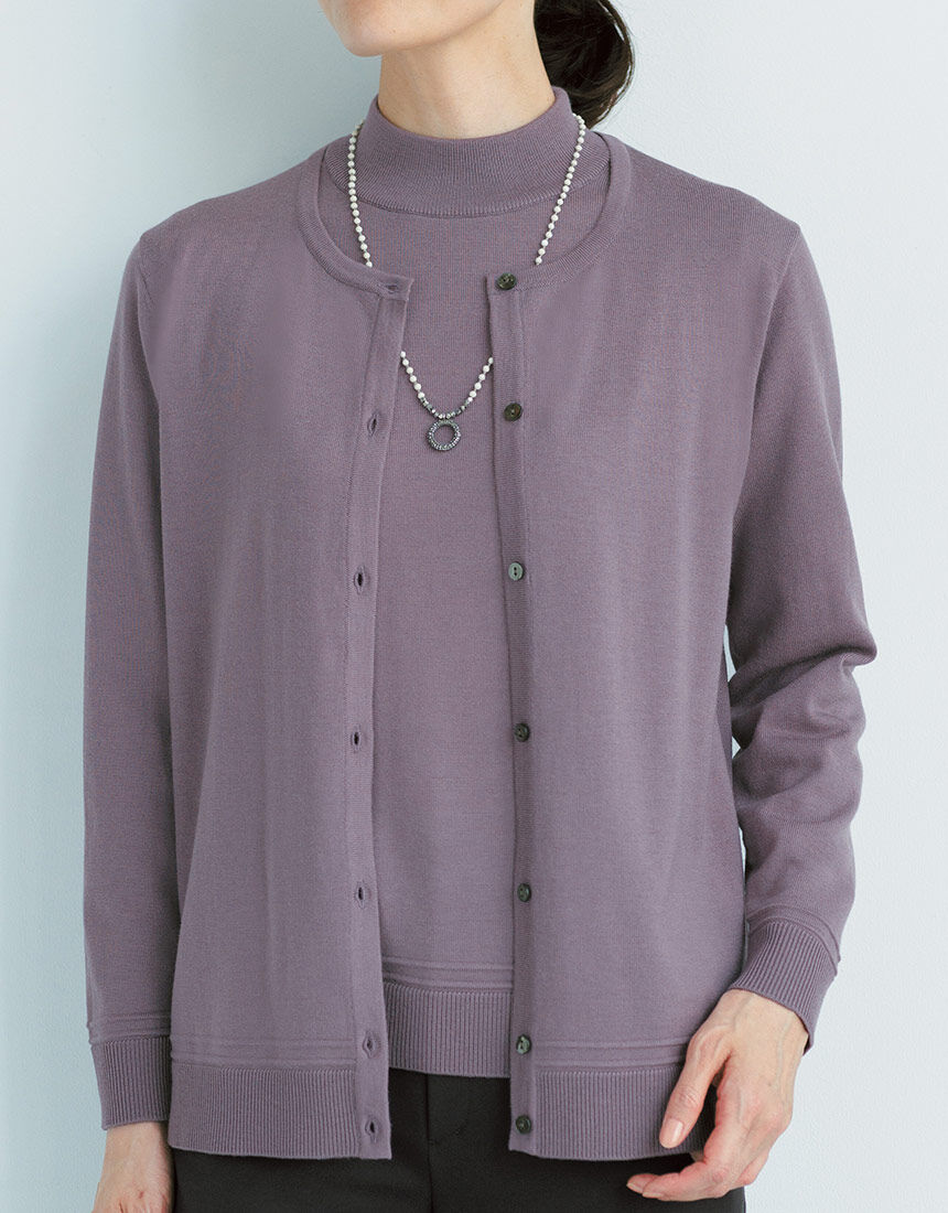 ワコール／ラブボディ 【ウール100％】 ウォッシャブルカーディガン