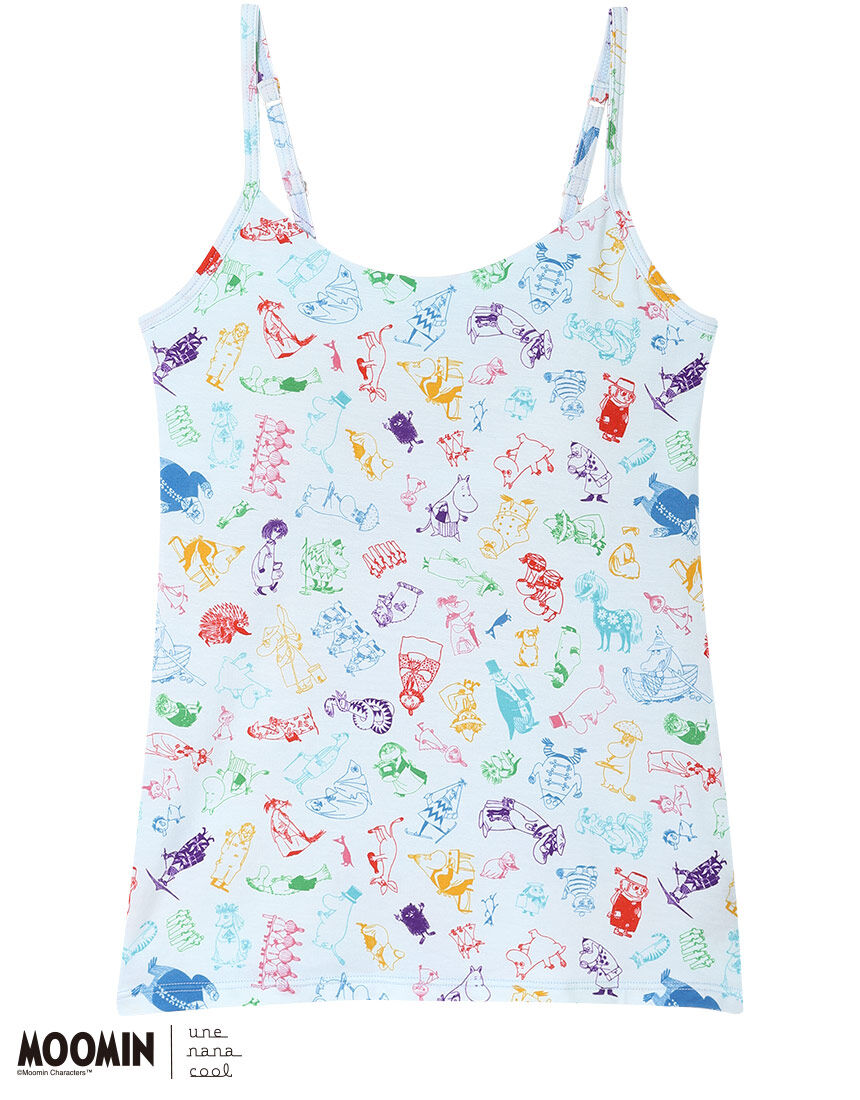 MOOMIN × une nana cool カップ付き キャミソール MOOMIN × une nana cool カップ付き キャミソール