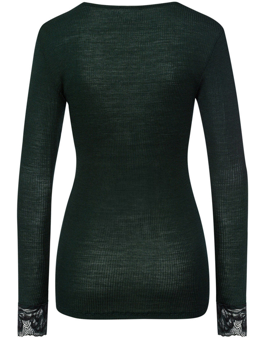 ハンロ 身生地ウール・シルク素材 トップス（長袖） UIH353｜ワコール