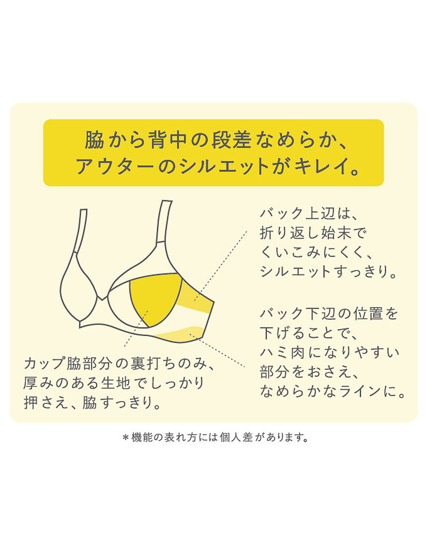 ワコール／ラゼ 着やせすっきりブラ＜フルカップ＞ フル