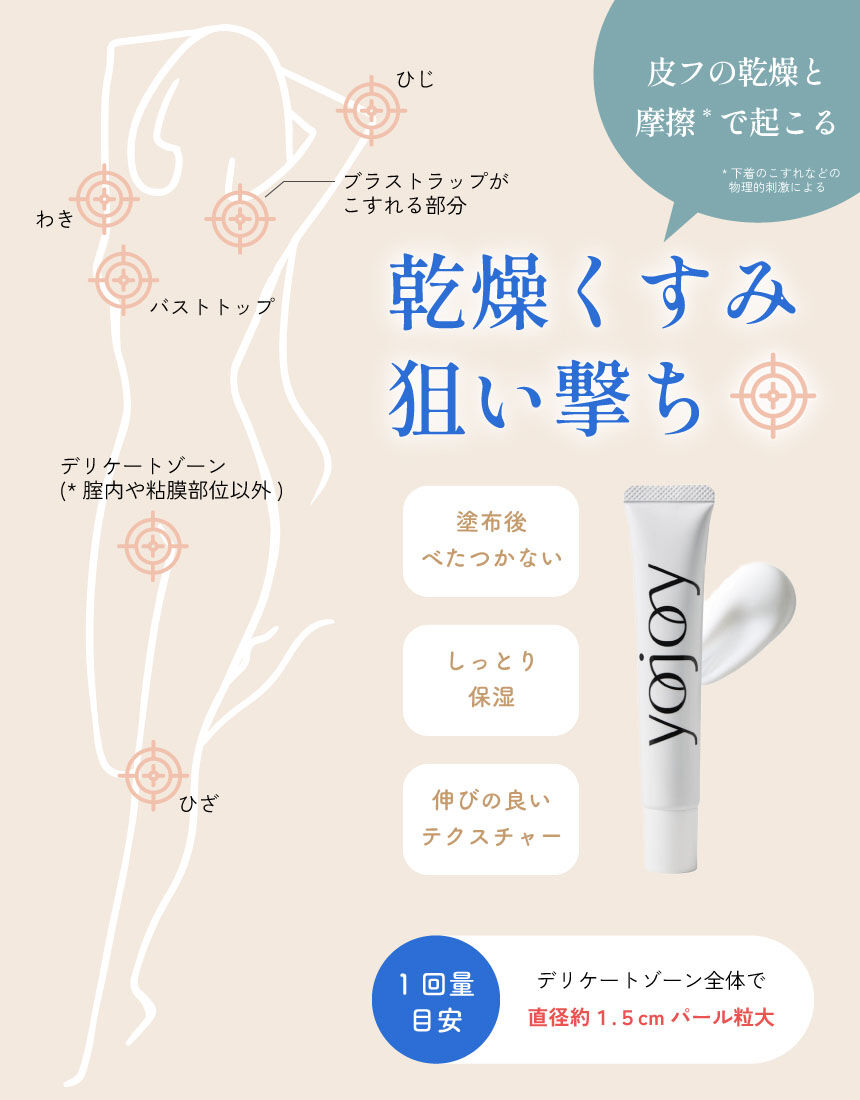 YOJOY 薬用ホワイトニングクリーム 〜デリケートな肌の美白ケア