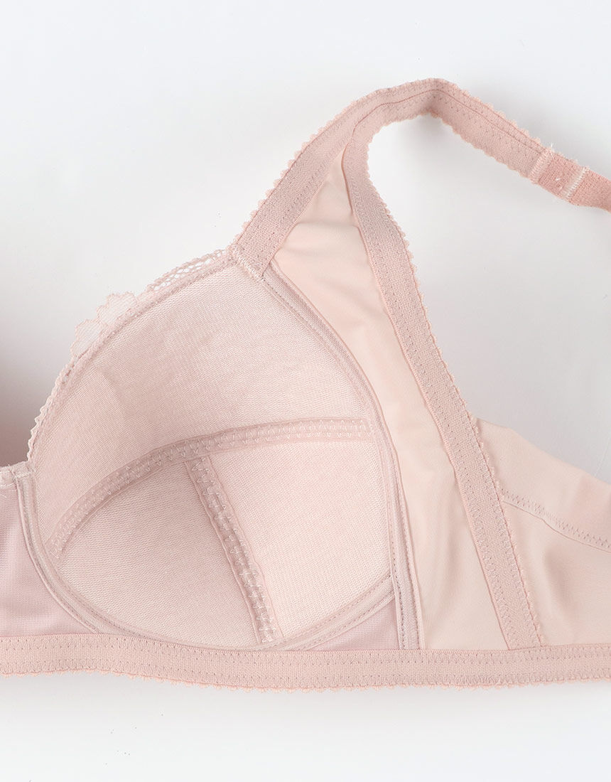 ウイング／ツヤカ 脇すっきり・自然なまる胸キープ／カップ肌側綿混で