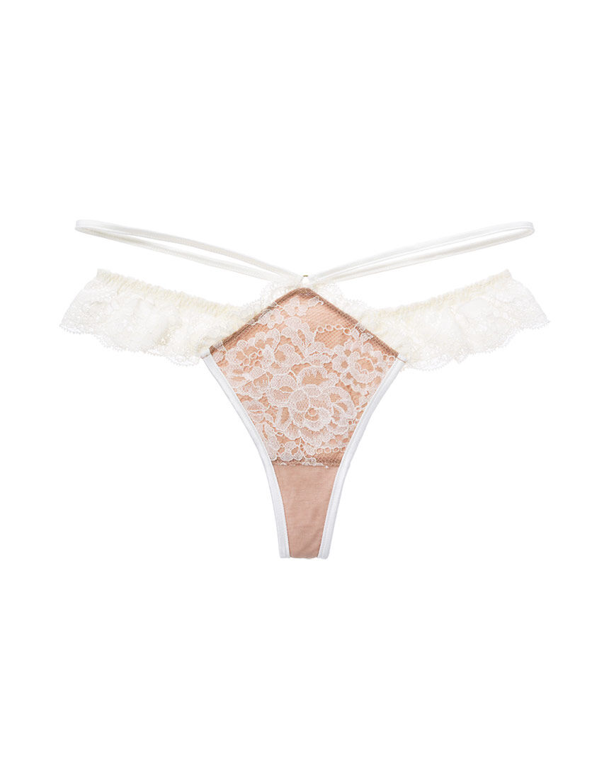 【Ｔバック】【サテンストリングとレースのデュオが、素肌をセンシュアルに演出】クラシカルブーケソング ソング