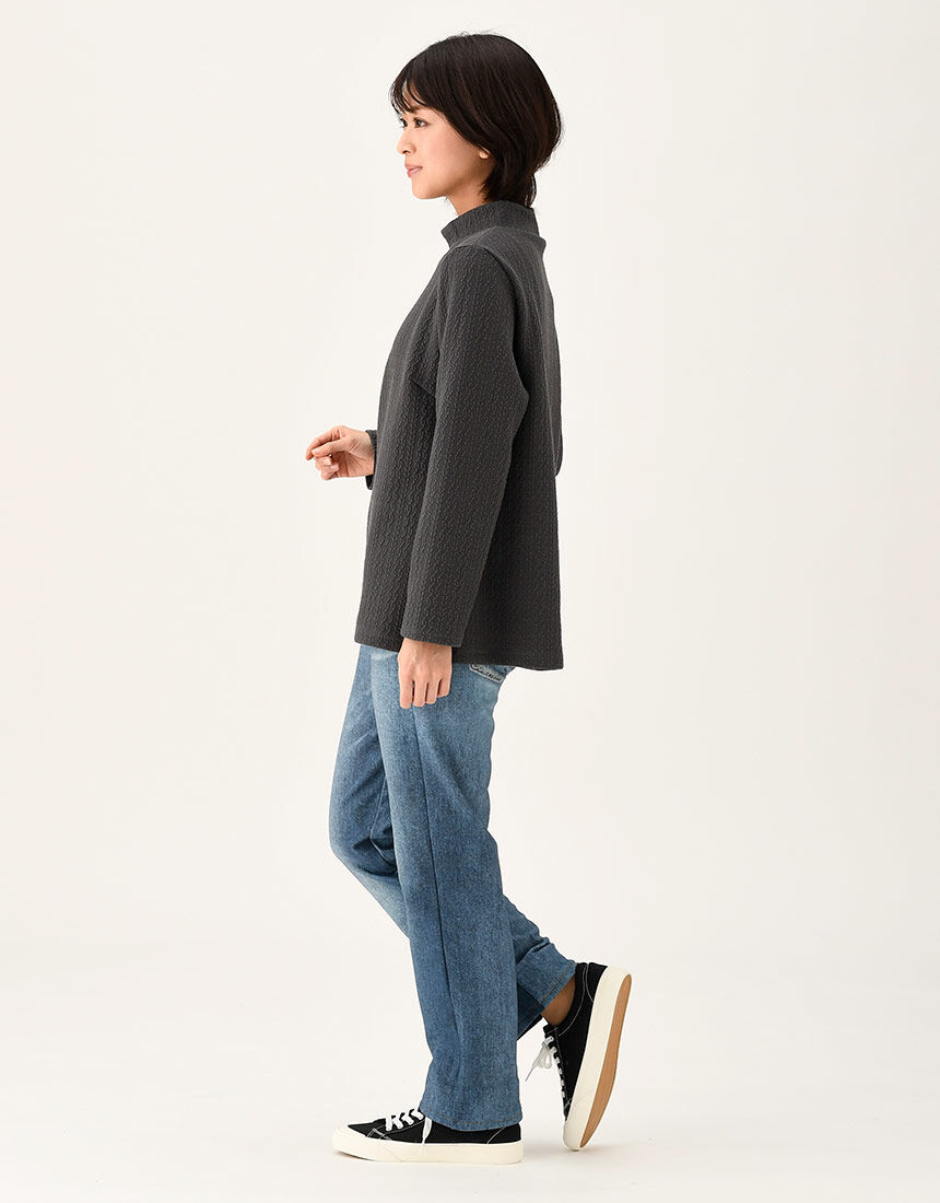 ワコール／らくラクパートナー まるでデニム・肌側起毛カルソン