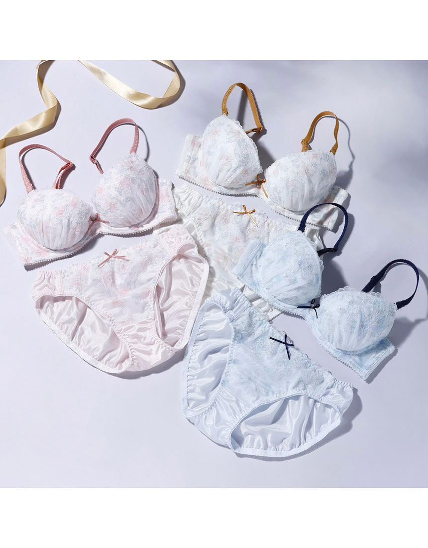 Lingè Noël ランジェノエル クレールフルール ブラ＆ショーツ