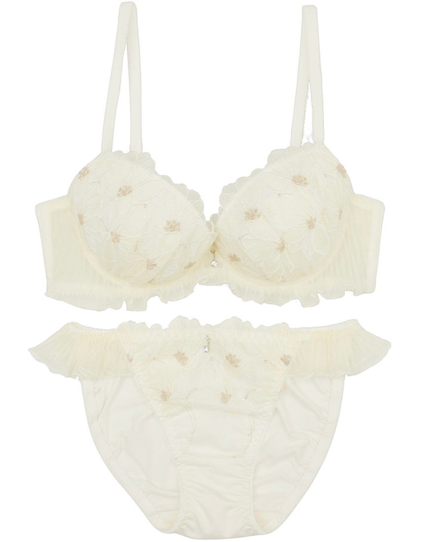 ノエル Lingè Noël ランジェノエル フェリシテ ブラ＆ショーツセット BZL347