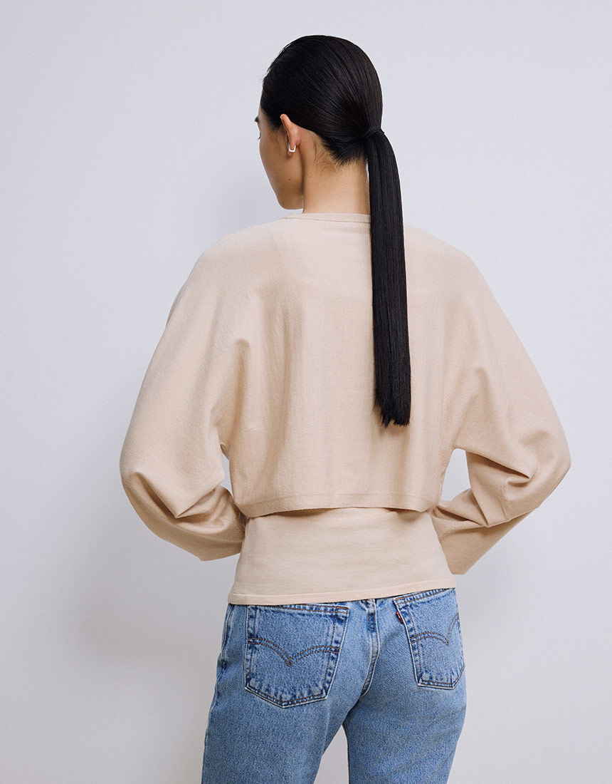 お値下げフレームワーク未使用フォルムショートSWEATプルオーバー お値下げフレームワーク未使用フォルムショートSWEATプルオーバー