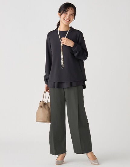 キレイに見せてラクなパンツ