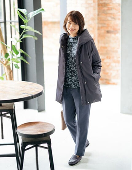 贅沢なぬくもり感で魅せる冬映えの上質スタイル　１