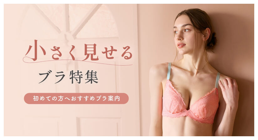 小さく見せるブラ特集