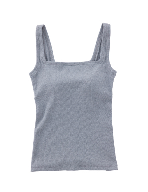 CUPIN COTTON RIBBED TANKTOP