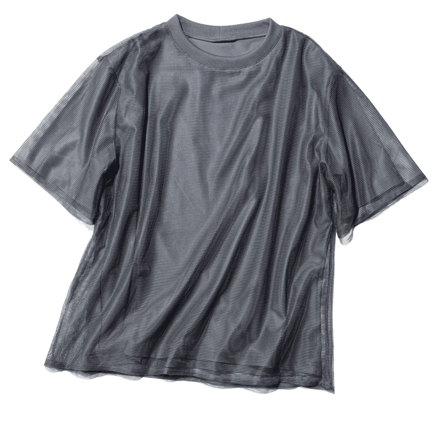 レイヤードトップス（グレー）