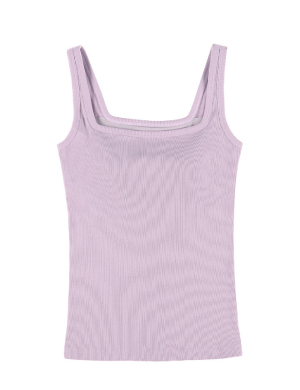 CUPIN COTTON RIBBED TANKTOP