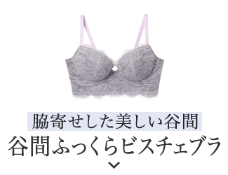 谷間ふっくらビスチェブラ