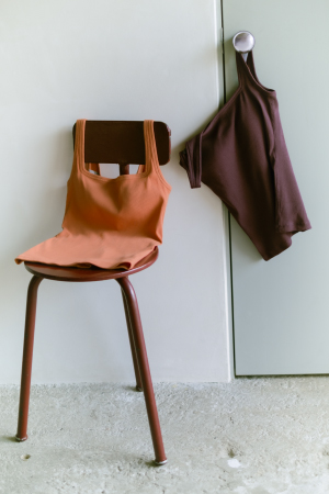 CUP IN COTTON RIB TANKTOP