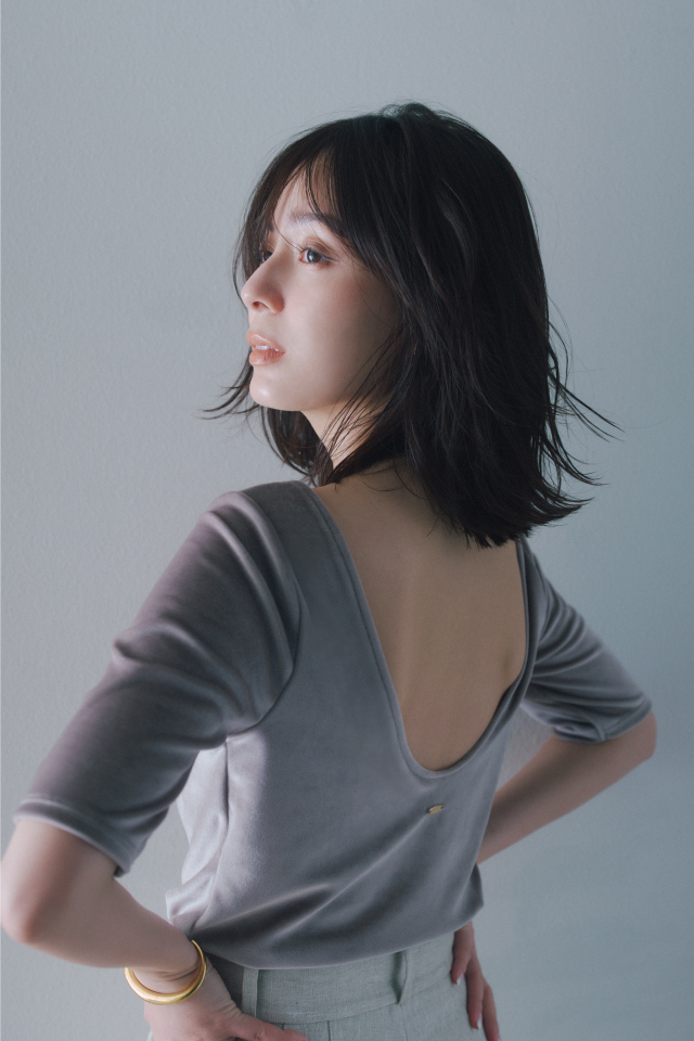 CUPIN VELOUR TOPS JCX350 モデル画像