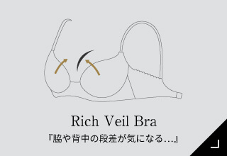 サルートアイテム別コレクション・Rich Veil Bra