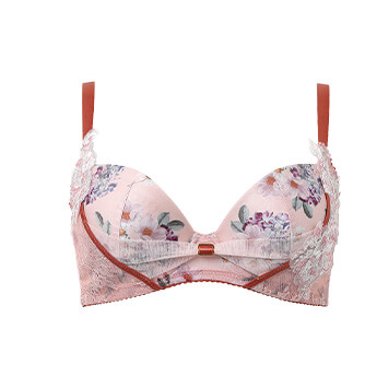 【ワコール】 リボンブラ 脇すっきり 3/4カップブラ BXB473 OR