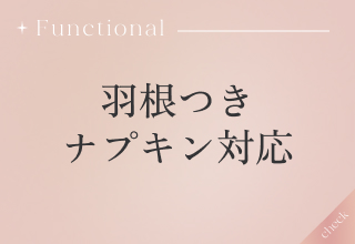 サニタリーショーツ特集・羽付きナプキン対応