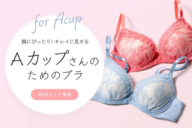 ワコールウェブストア限定 Aカップさんのためのブラ｜ワコール直営の ...