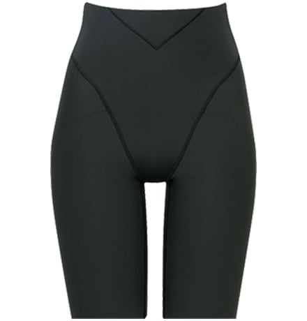 お尻をキュッ！座ってもラク！】 小さく見せるガードル ガードル（ロング丈）） GRC639 BL