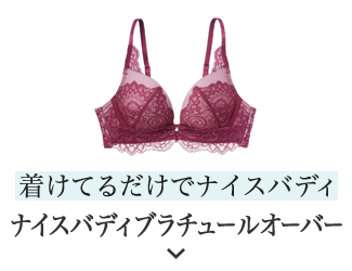 着けてるだけでナイスバディ ナイスバディブラチュールオーバー