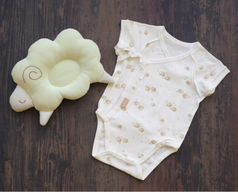 授乳用まくら&ロンパースセット