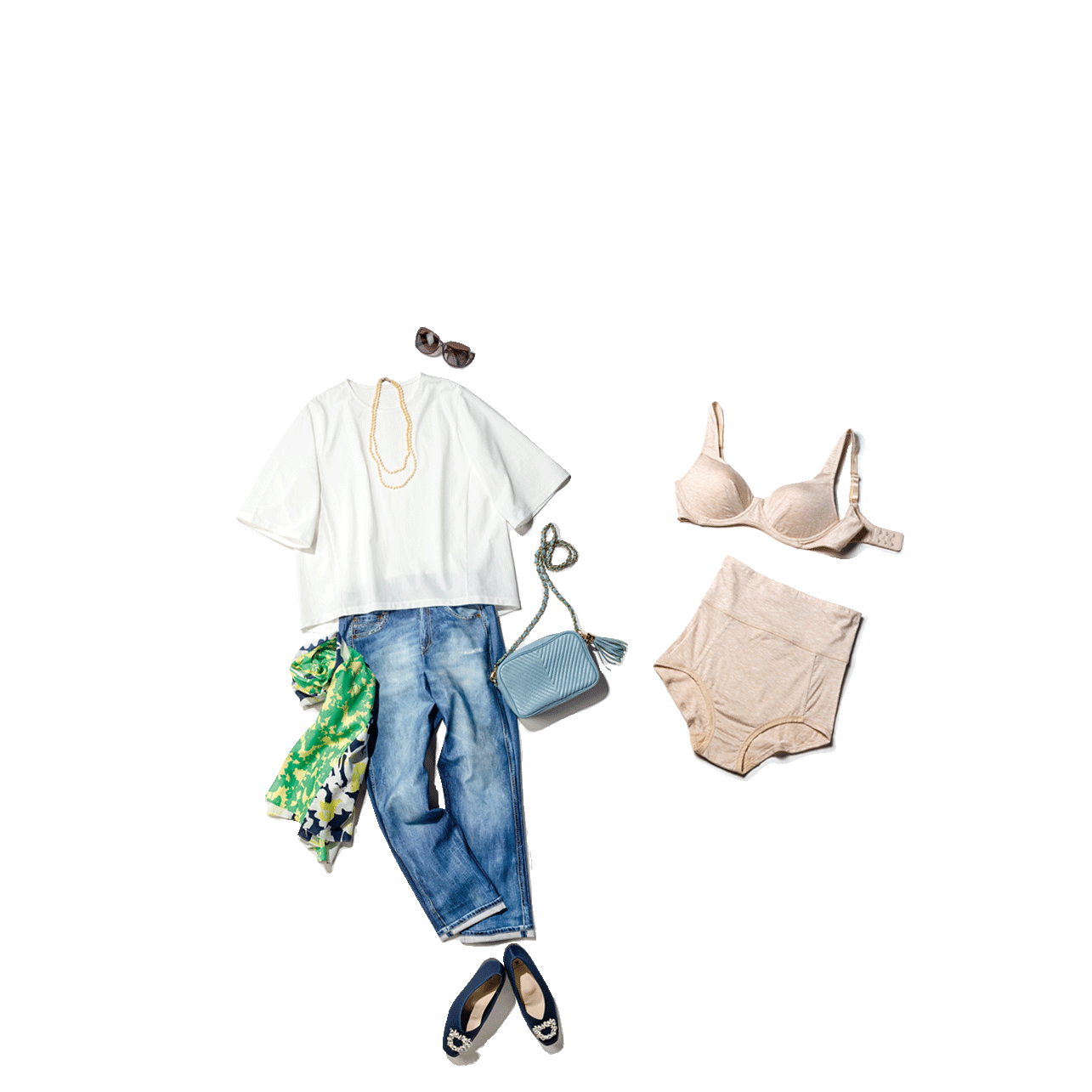 夏のおでかけアウター＆インナーコーディネイト