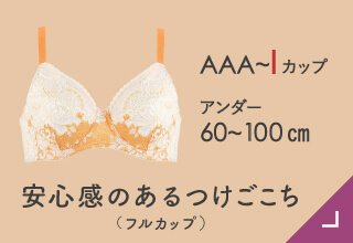 機能とサイズで選ぶブラ・安定感のあるつけごこち（フルカップ）