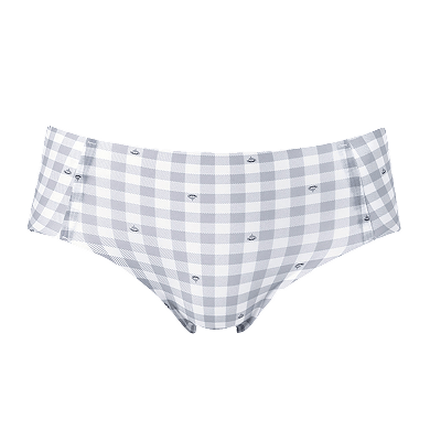 ギンガムチェック柄ショーツ グレー
