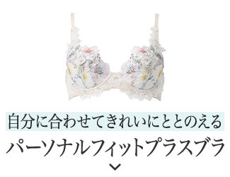自分に合わせて、きれいにととのえる　パーソナルフィットプラスブラ