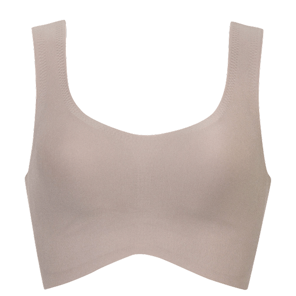 ウイング 綿の贅沢 ハーフトップ KB1031 BR