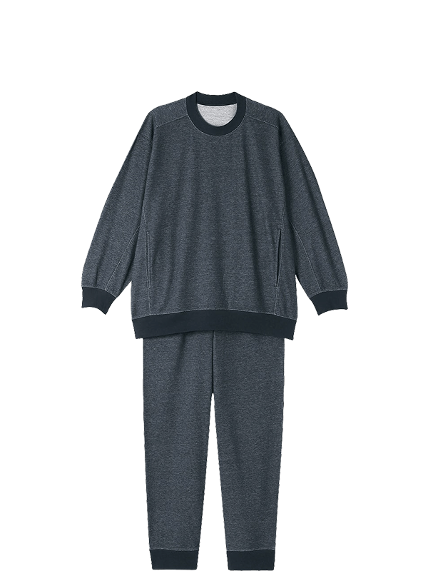 睡眠科学 【綿混】ここちよく眠れるパジャマ 寝返りのしやすさを追求した立体設計 YGX599 KO